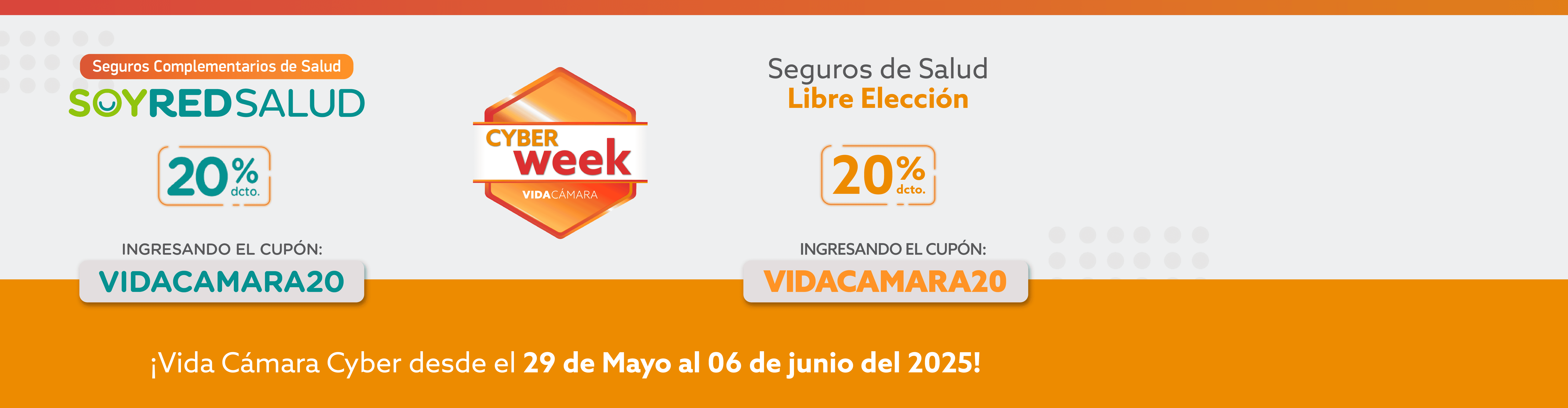 Seguros Libre Elección y Soy RedSalud Vida Camara