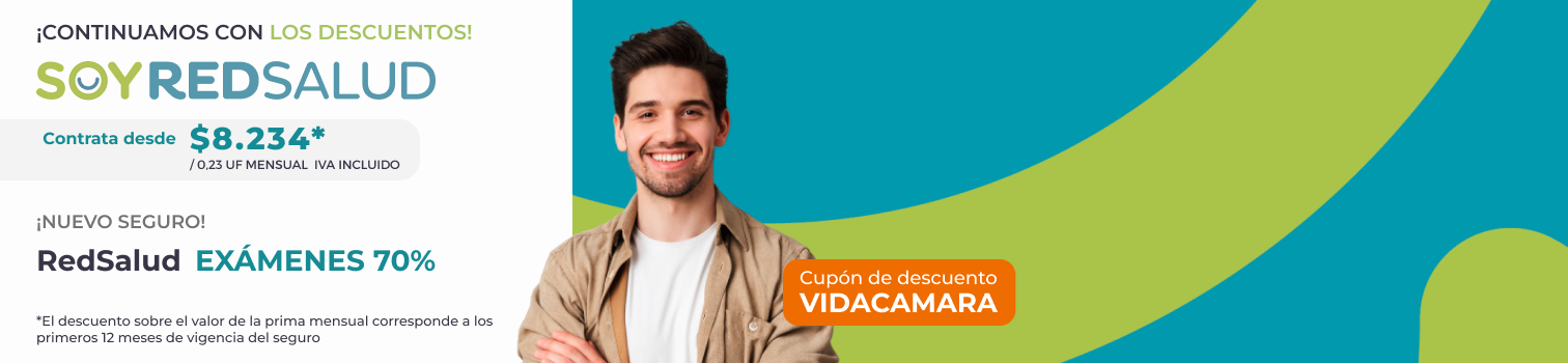 Seguro Complementario RedSalud Examenes 70% Vida Camara Seguro Complementario RedSalud Examenes 70% Vida Camara