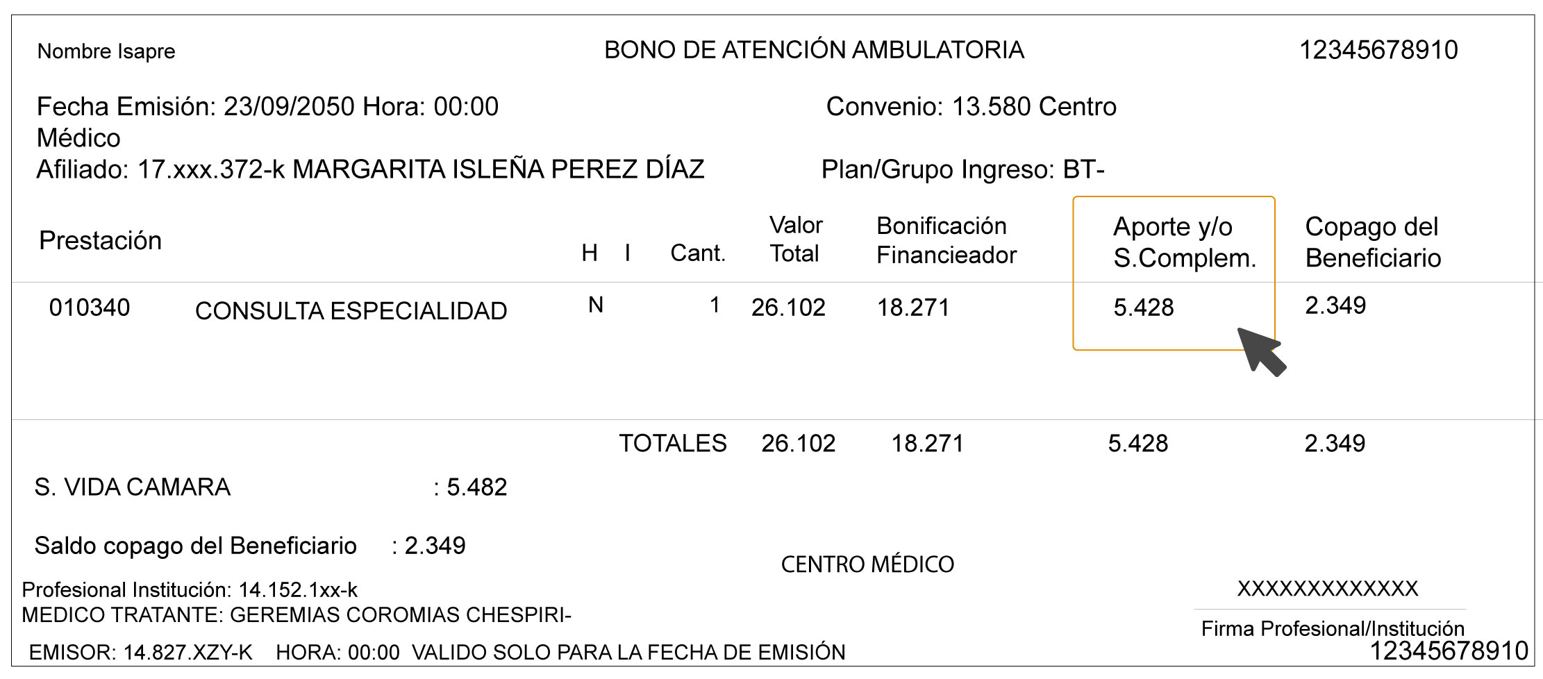 Beneficio Reembolso IMED