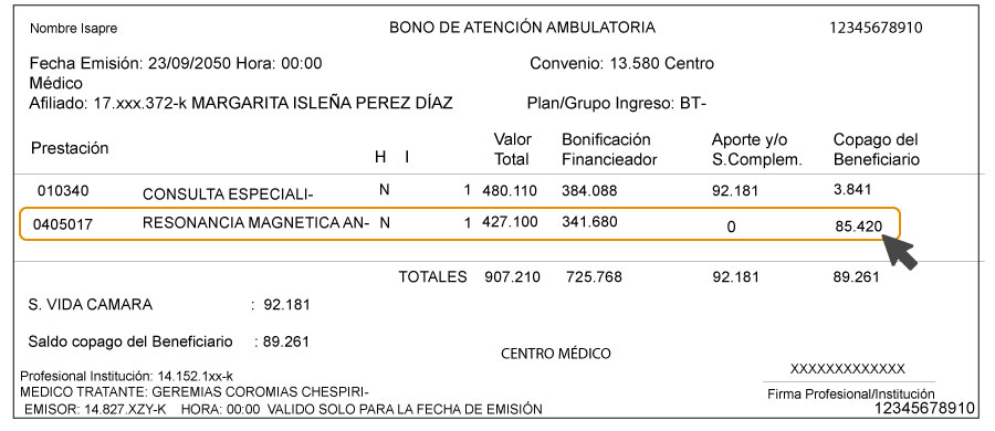 Beneficio Reembolso IMED