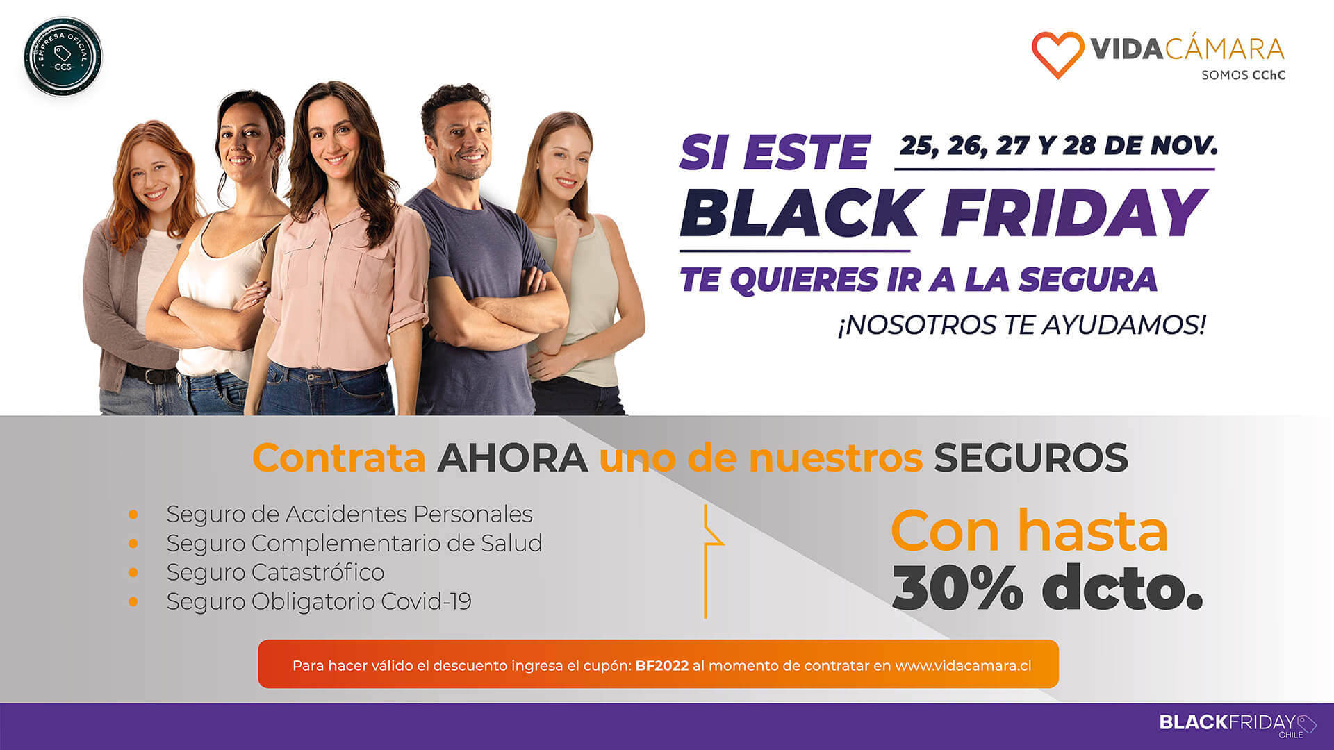 Participación en Black Friday noviembre 2022 de la CCS